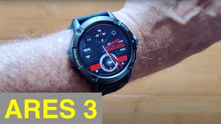 ZEBLAZE ARES 3 BT Calling 5ATM Waterproof Swimming Rugged Smartwatch: Unboxing &amp; 1st Look