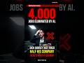 4,000 People Just Lost Their Jobs to AI — Here's What to Do Now