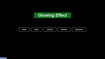 Navbar In HTML & CSS | menu bar Glowing Effect on Hover | Animation | Amin Coding