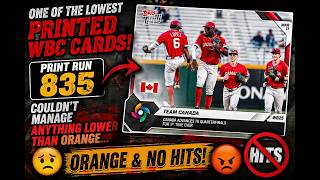 PRINT RUN 835… and THIS is what we got?! 😳 | Topps Now WBC Team Canada