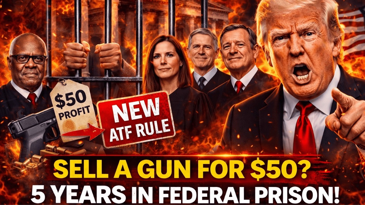 SOLD a Gun for $50 Profit? That's 5 YEARS in Federal Prison Under New ATF Rule
