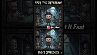 Can You Spot the 3 Differences? 😱 Creepy Haunted Toy Room Puzzle #SpotTheDifference