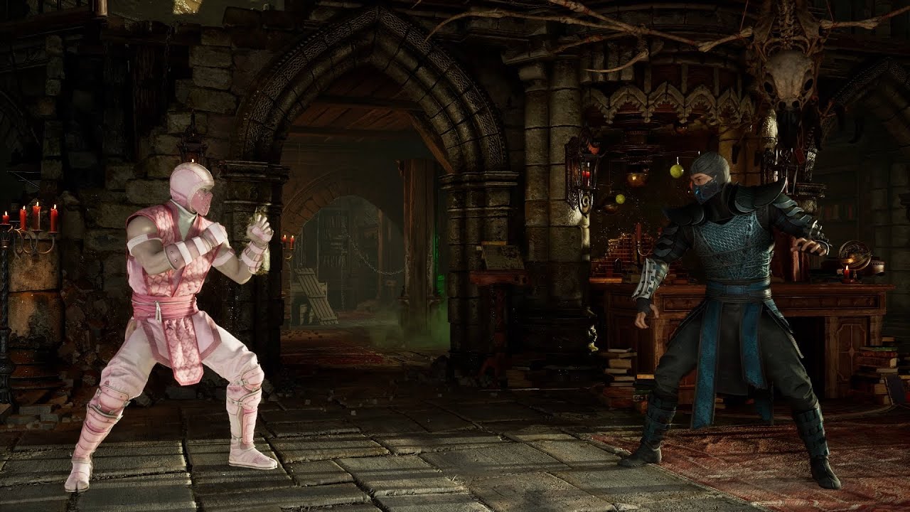 BOSS FLOYD vs SUB-ZERO — TITAN vs ICE MASTER! MORTAL KOMBAT 1 GAMPLAY