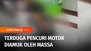 Dua Pria Pencuri Motor di Pulogadung Babak Belur Dihajar Massa | Liputan 6
