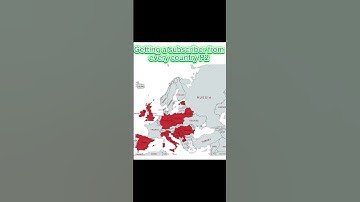 Getting a sub from every country in Europe P2 #europe #shorts #subscribe