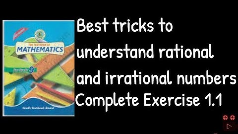 Easy tips and tricks to solve rational and irrational numbers class 9 Exercise 1.1 complete solution