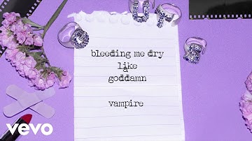 Olivia Rodrigo - vampire (Official Lyric Video)