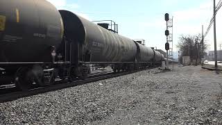 BNSF  #6070 B122  Eddystone, PA, Cicero, IL  takes Main: Splits Signal @ QR55 Newburgh NY
