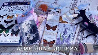 📜 asmr |미리 만들어놓은 에페메라 쉽고 다양하게 다꾸에 활용하는법 | Junk Journal with me Purple Theme 15| 정크저널 보라테마 15