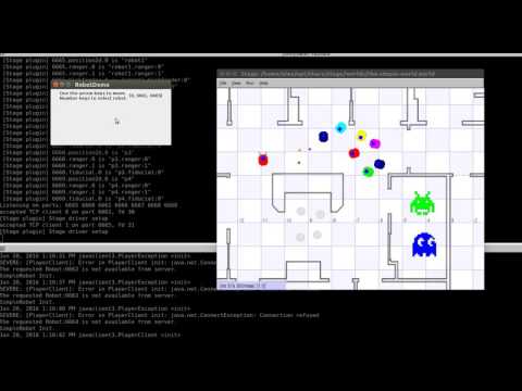 Java App Driving Robots in Stage