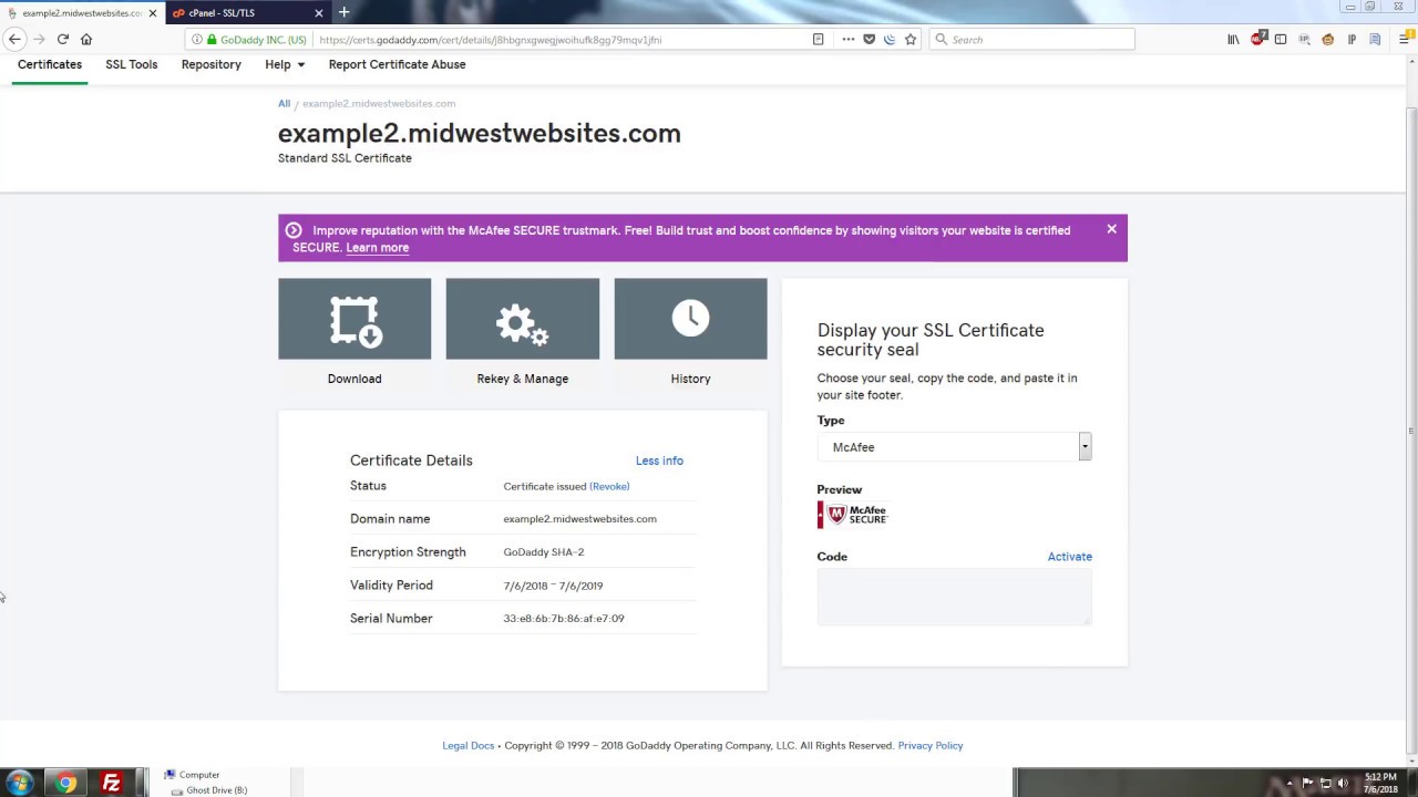 How to Manually Install an SSL in cPanel (Linux Hosting) - YouTube