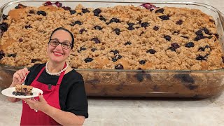 The Absolute Best Blueberry Crumb Cake Recipe | Alessandra&#39;s Food Is Love