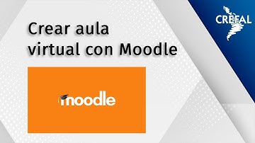 Cómo crear un aula virtual en Moodle.