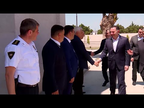 ვახტანგ გომელაურმა რუსთავში პოლიციის ახალი შენობა გახსნა