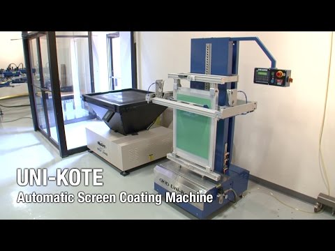 Uni-Kote Automatic Screen Coater - M&R Screen Printing Equipment