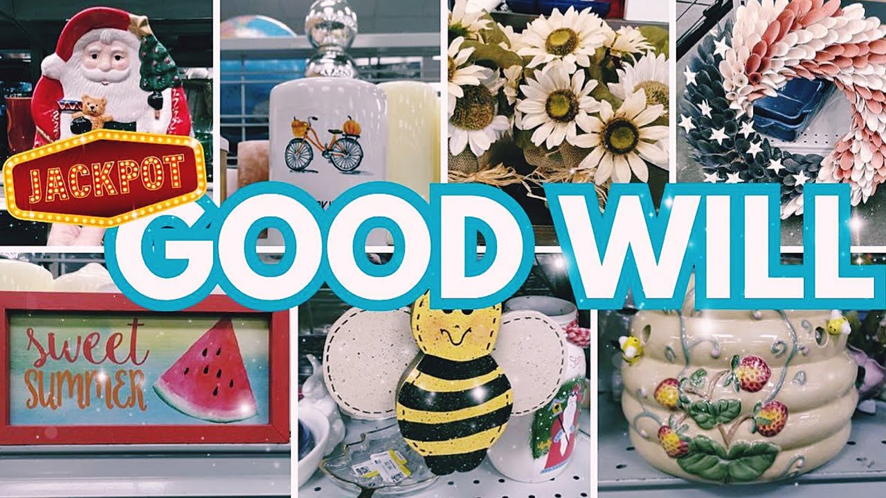 👑🛒🎰 Goodwill Jackpot Thrift With Me!! Name Brand Home Decor for Less