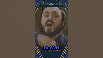 The Larynx Must go Down! Luciano Pavarotti | Opera Singing Basics