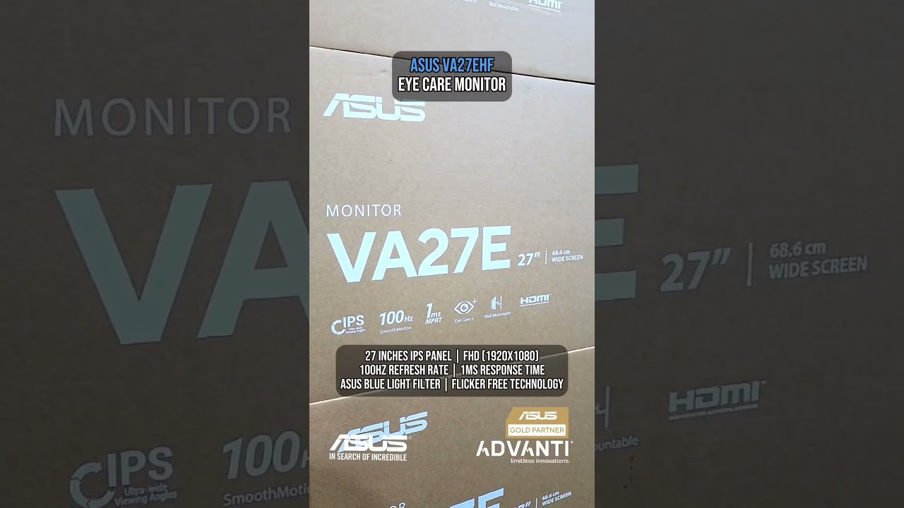 Presenting our monitors from Asus featuring tear free experience in unparalleled color accuracy! 🔥🔥