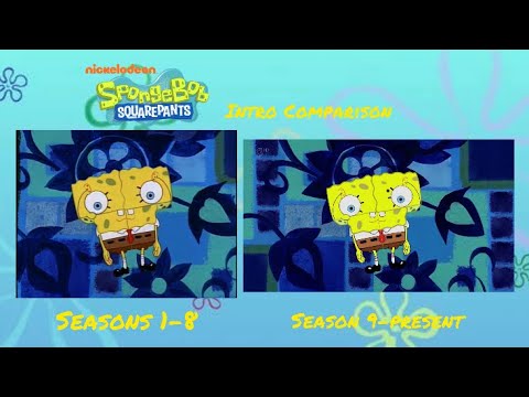 SpongeBob SquarePants (1999-present): Intro Comparison