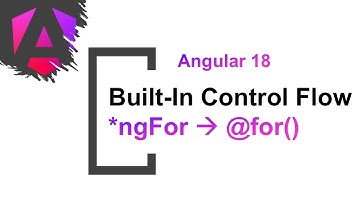 #5 Angular 18 - Built-in Control Flows | @for, @empty | Angular 18 new features.