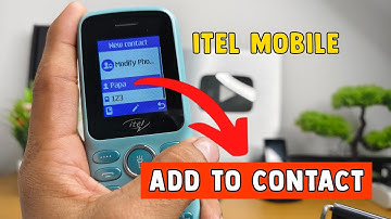 itel Mobile Add To Contact Kaise Kare // itel Keypad Mobile Name Set Kaise Kare