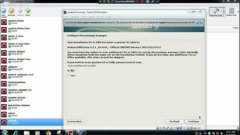 Tutorial menginstal Debian 9 di virtual box