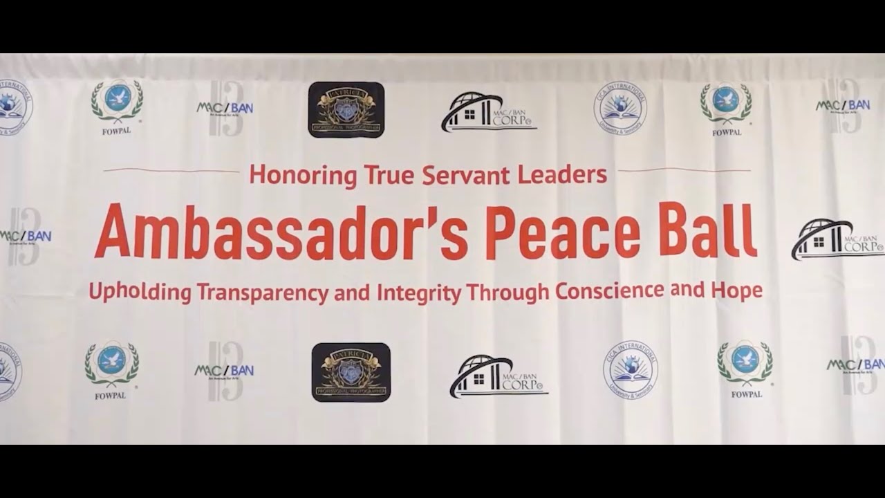 [News] Ambassador's Peace Ball | DC, USA | 10-28-2025 - YouTube