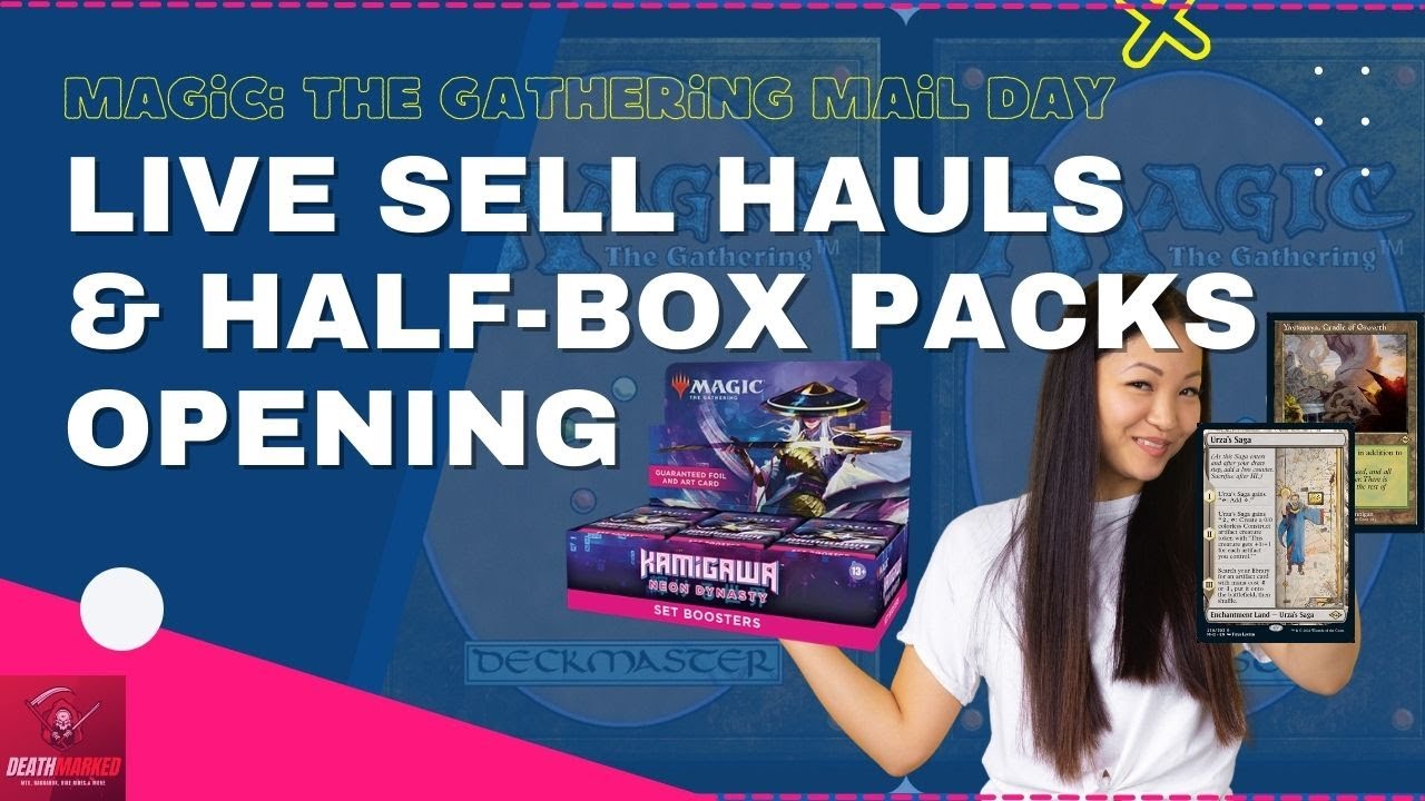 Magic: the Gathering Mail Day - Live Sell Hauls and One-Half Box Kamigawa Set Boosters Opening
