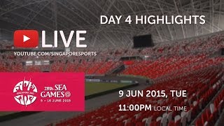 28th SEA Games Singapore 2015: Day 4 Highlights