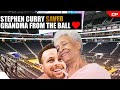 Stephen Curry SAVED Grandma From The Basketball ❤ | Highlights #Shorts