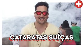Dormindo em Castelo na Suíça e tour em Schaffhausen Rheinfall