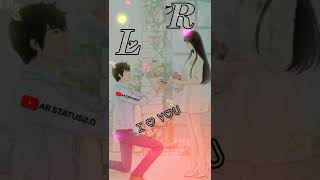 L Loves R Couple name status L R whatsapp status LR status #shorts #short #viral