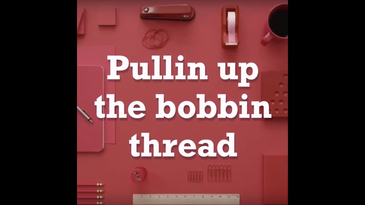How to pull up the bobbin thread on the Juki sewing machine