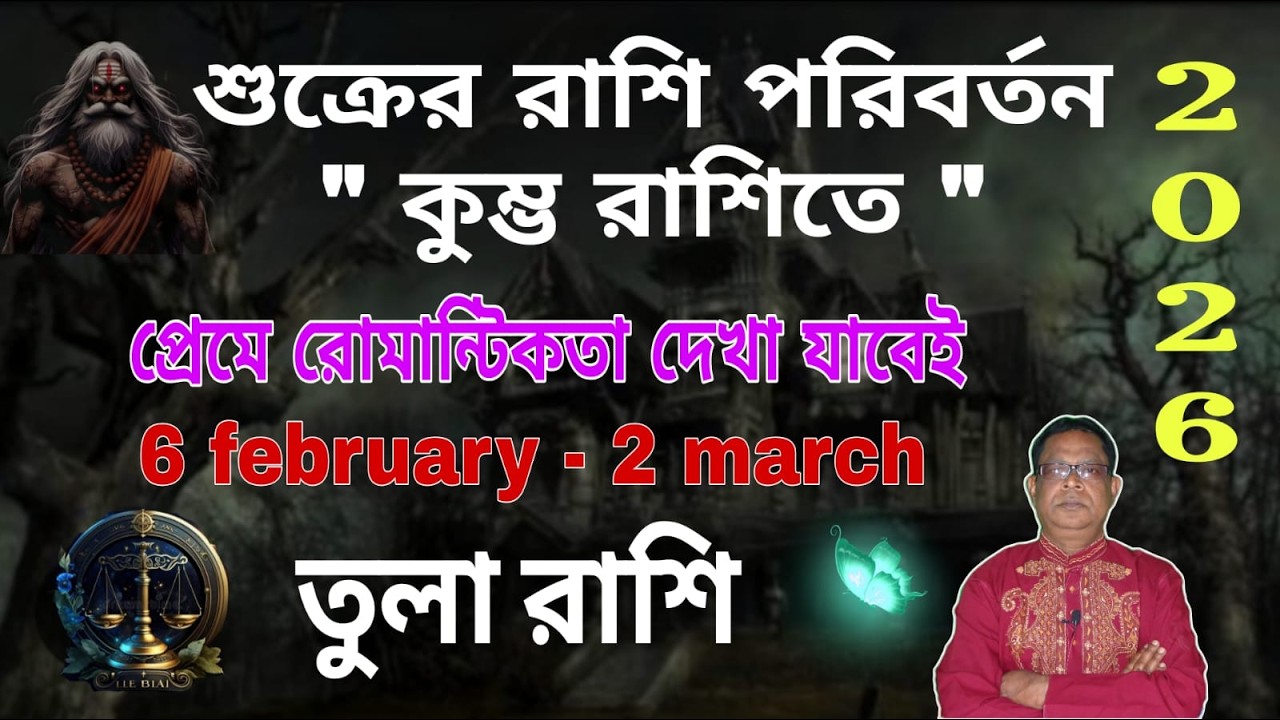 তুলা রাশি | Libra Sign কালপুরুষের রাশিচক্রে একাদশ ভাবে কুম্ভ রাশিতে শুক্র অবস্থান | Tula Rashi