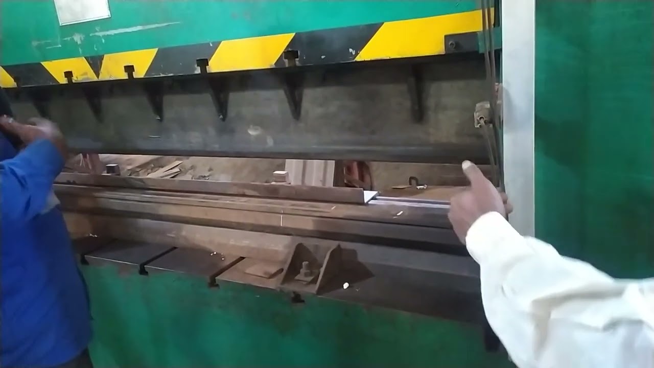 HOW TO FOLD METAL SHEET EASILY in Hydraulic Press Machine YouTube