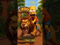 How did The Simpsons end up there? #ia #english #animes #simpsons #viral #lion #funny #shorts