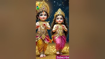 radha krishna status video #trending #krishna #cartoon #shorts #ai #radhakrishnasong #littlekrishna