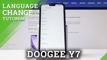 How to Change Language on DOOGEE Y7
