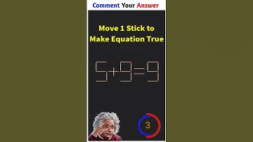 Move 1 stick to solve #matchstick puzzle #math #riddles #viral #shorts