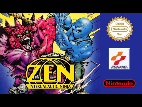 Видео: Zen - Intergalactic Ninja | NES | Полное прохождение