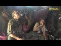 a couple having a food in a cow shed || lajimbudha ||