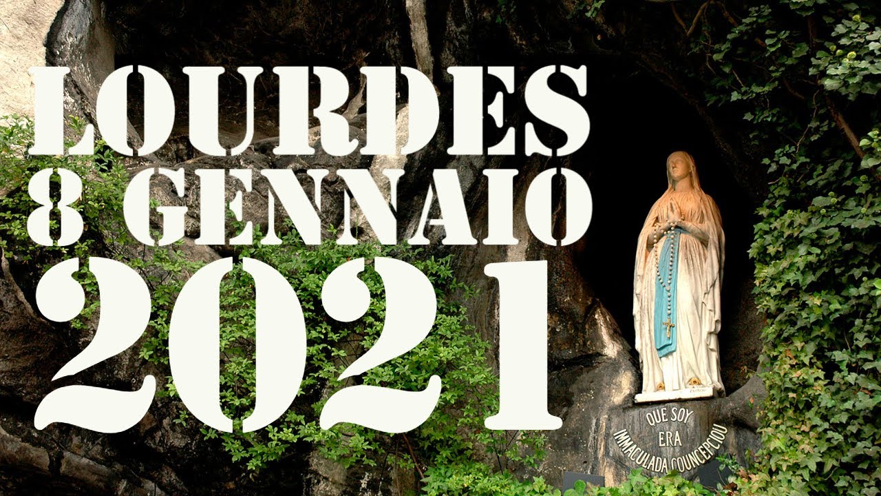 Santo Rosario Dalla Grotta Di Lourdes 8 Gennaio 21 Rosario Da Lourdes Youtube