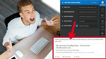 "My Awesome Landing Page"!? - Update Page Title  / Social Settings In ClickFunnels (Classic Editor)