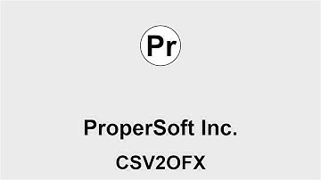 CSV2OFX (Windows): Convert CSV/Excel to OFX and import into QB Online