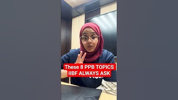These 8 PPB Topics IIBF ALWAYS Asks! | JAIIB 2025 Must-Do #jaiib #ppb #oliveboard