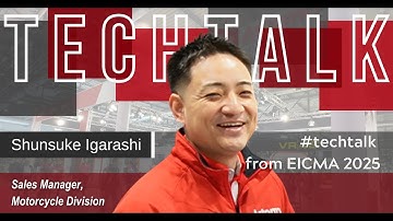 Tech Talk Shunsuke Igarashi from EICMA 2025