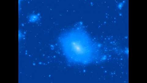 Dark Matter Halo from a Cosmological Simulation