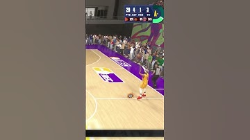 Unbelievable😭😭😭 this game is broken. Failed lob into a made half court shot #2k24 #nba2k24 #short