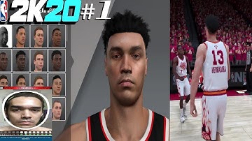 NBA 2K20 My Career | Face Scan Creation & 1st Game | EP.1