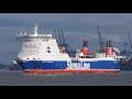 Ro-Ro/cargo ship STENA FORERUNNER outbound from harwich 19/8/22